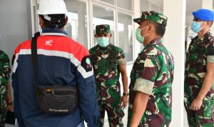Brigjen TNI Gabriel Lema Tinjau Pengerjaan RS Khusus Covid-19 di Batam