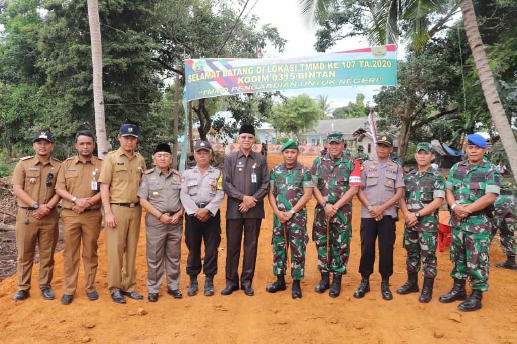 Blusukan Dandim 0315/Bintan Hari Pertama TMMD di Tanjungpinang