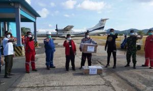 Medco E&P Natuna Ltd Berikan Masker dan Hand Sanitizer