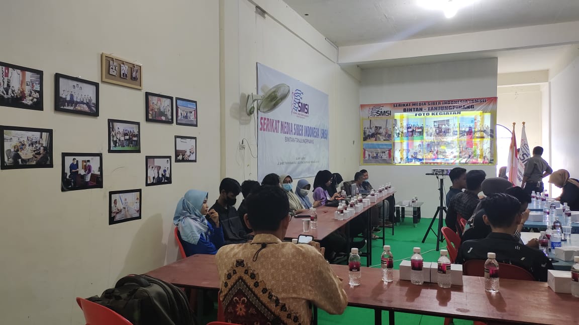 Sempena HUT SMSI Ke-5 Tahun 2022, SMSI Bintan Menggelar Pelatihan Jurnalistik Tingkat Perguruan Tinggi Sempena HUT SMSI Ke-5 Tahun 2022, SMSI Bintan Menggelar Pelatihan Jurnalistik Tingkat Perguruan Tinggi