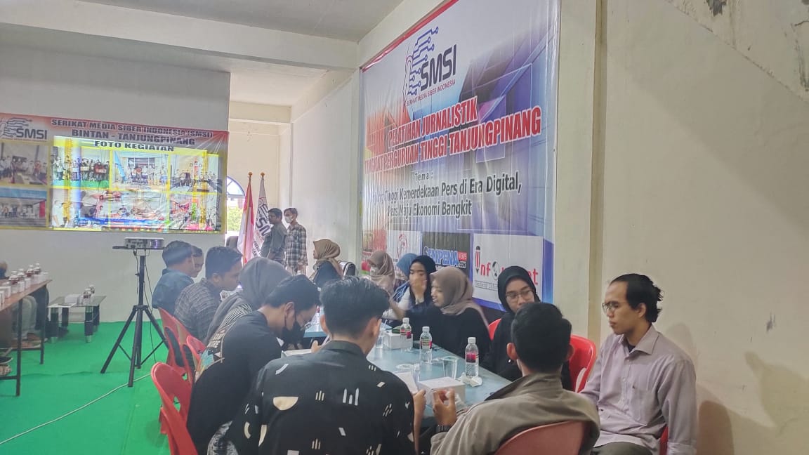 Sempena HUT SMSI Ke-5 Tahun 2022, SMSI Bintan Menggelar Pelatihan Jurnalistik Tingkat Perguruan Tinggi Sempena HUT SMSI Ke-5 Tahun 2022, SMSI Bintan Menggelar Pelatihan Jurnalistik Tingkat Perguruan Tinggi