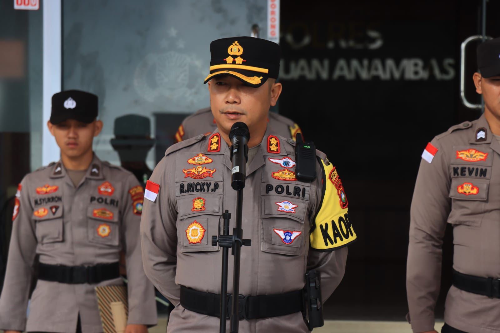 Kapolres AKBP Raden Ricky Pratidiningrat Tegaskan Tidak Ada Aksi Dan Ruang Premanisme Di Kabupaten Kepulauan Anambas