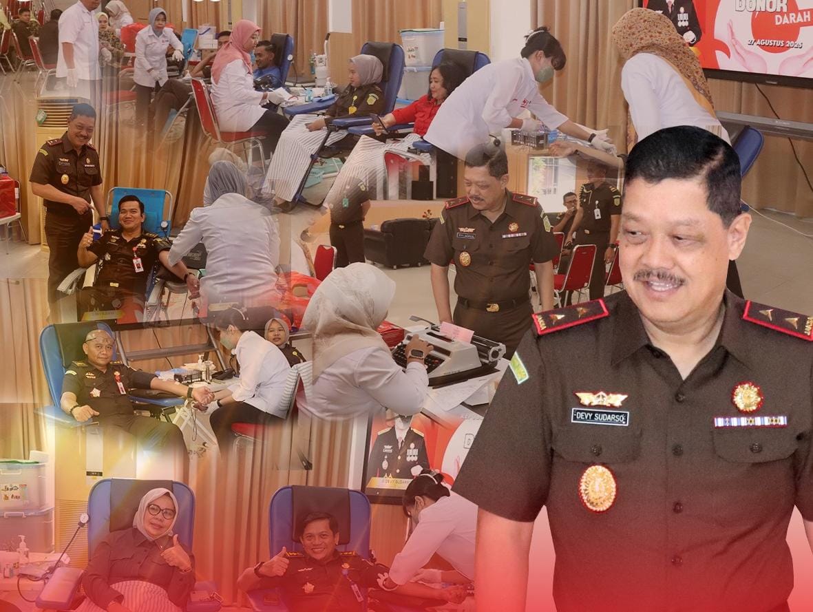 Peduli Kemanusiaan, Kejati Kepri Adakan Donor Darah Bersama PMI Kota Tanjungpinang