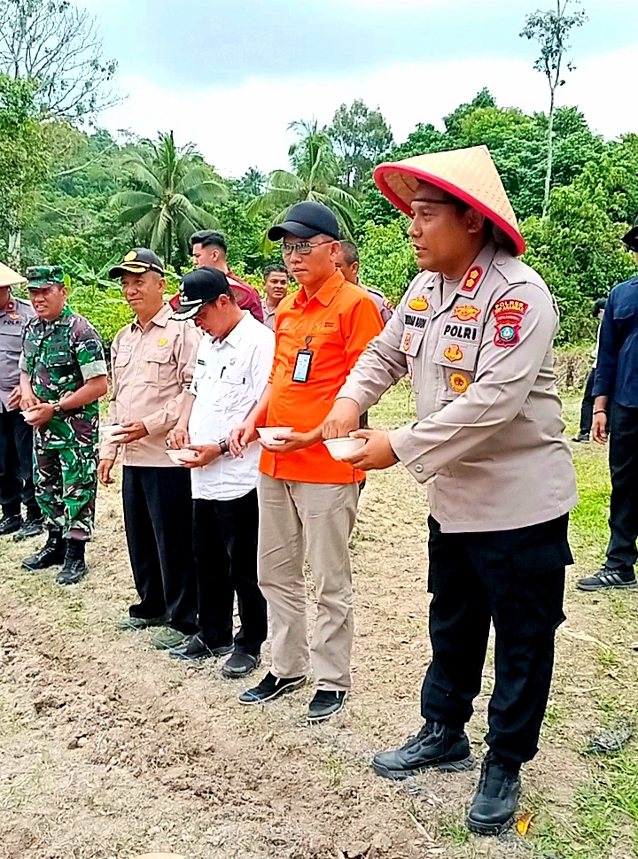 Polres Anambas Turut Gerakkan Penanaman Jagung Serentak Nasional, Bukti Polri Hadir Untuk Rakyat
