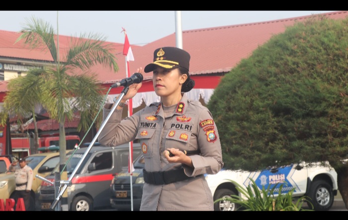 Polres Karimun Gelar Apel Kesiapsiagaan Karhutla Dalam Memperkuat Sinergi Lintas Instansi
