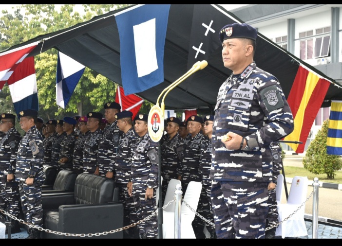 Semangat 81 Tahun Mengabdi, Kodaeral IV Gelar Apel Siaga dan Tasyakuran HUT TNI AL