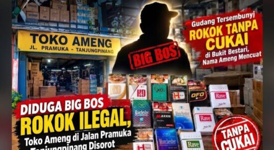 Diduga Nama "Ameng" Disebut-sebut Sebagai “Big Bos” yang Mengendalikan Alur Distribusi Rokok Tanpa Cukai dari Gudang-gudang Tersembunyi di Tanjungpinang