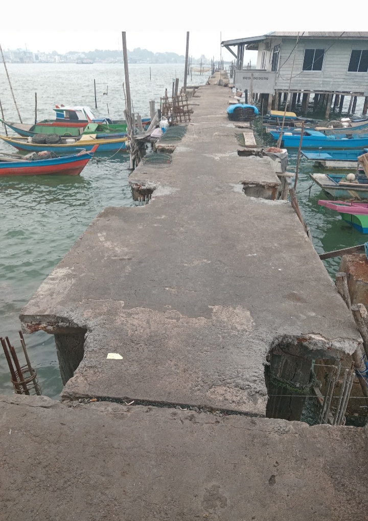 Proyek Pelantar di Senggarang Mangkrak, Warga Kecewa Proyek Pelantar di Senggarang Mangkrak, Warga Kecewa